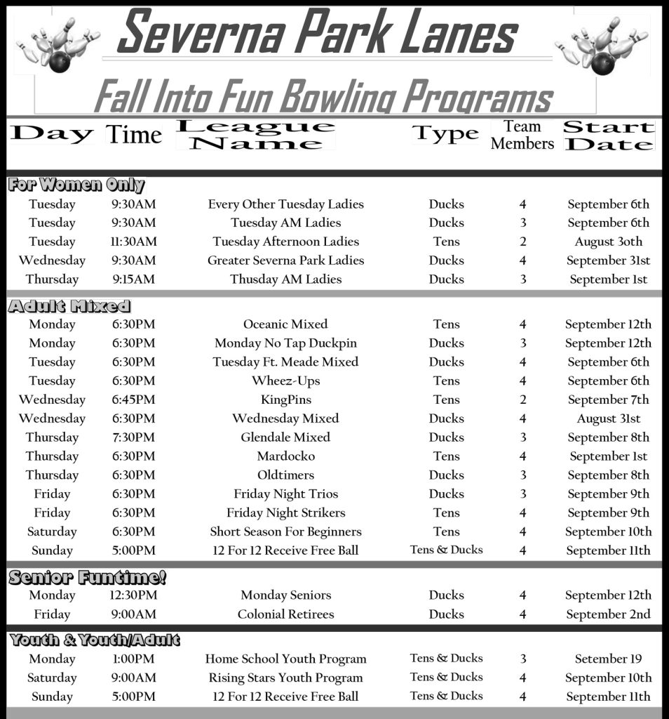 league schedule